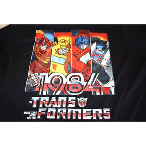 Transformers Autobot Vintage Inspired Mens Black 3XLarge Unisex T-Shirt - New